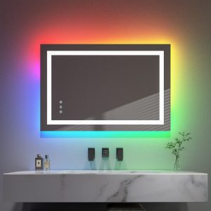 RGB长方形LED浴室镜 UNO-ML-0389-A-DZ-L 主图