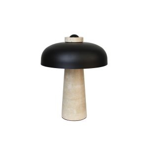 半球形洞石台灯 UNO-TS-0008-A-DZ-M 主图