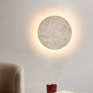扁平圆盘形光环洞石壁灯 UNO-TS-0011-A-DZ-M 主图